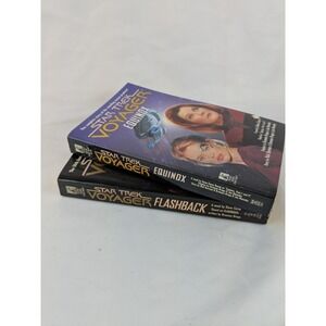 Star Trek Voyager Equinox and Flashback Books Set